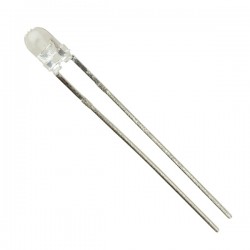 LED transparentes bleues 3mm