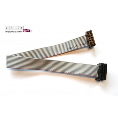 Flachbandkabel IDC 10-10 pin 20 cm