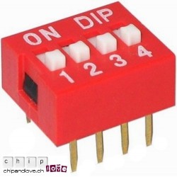 DIP-Schalter 4 BITS