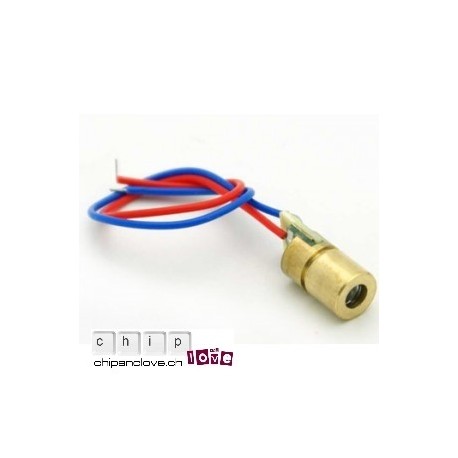 Rote Laserdiode 6mm 5mW