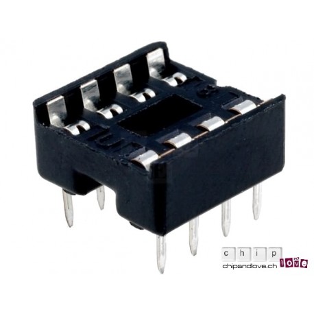 Socket pour IC DIP8