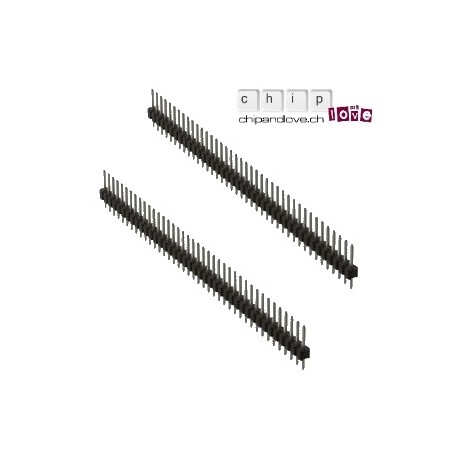 2 x barrettes à 40 broches mâle 2.54mm 