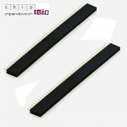 2 x barrettes à 40 broches femelle 2.54mm