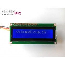 Ecran LCD bleu I2C 16x2 pour Arduino