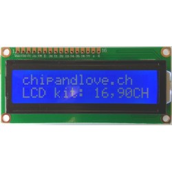 Kit blau LCD 16x2  für Arduino
