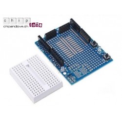 Proto Shield Arduino + mini-breadboard