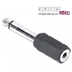 Adaptateur jack mono 3.5 to 6.3 mm