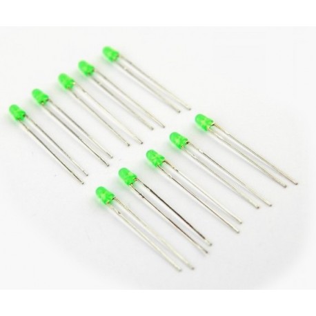 10x LED  3mm [VERT]