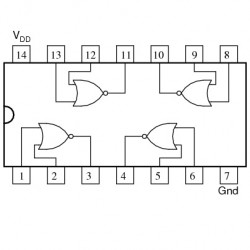 CD4001BE - CMOS NOR GATE