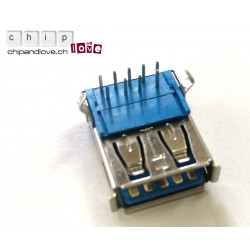 Connecteur USB3 femelle type A pour PCB