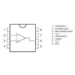 TL081CP - JFET-Input OP AMP