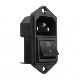 Fiche pour appareils C14 / Faston - 230V/10A