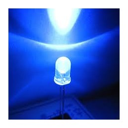 10x LED transparent 5mm [BLAU]