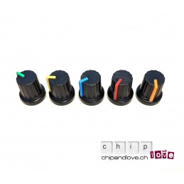 Doepfer style color knobs 12mm
