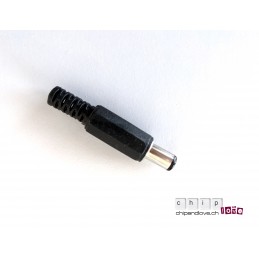 Standard stecker für DC-Stromversorgung mit Lötanschluss 2,1 x 5,5 mm