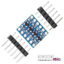 Convertisseur de signaux logique 4 canaux - 5V vers 3.3V